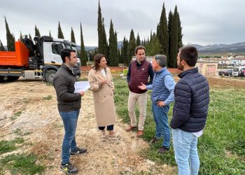 Arrancan las obras de urbanización de la plaza Tobalo en la Cruz de San Jorge