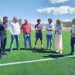 El campo de fútbol de la Ciudad Deportiva de Ronda vuelve a estar operativo tras el cambio de césped  