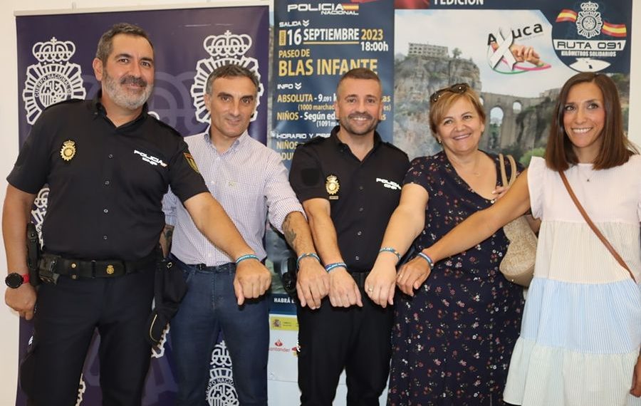El Ayuntamiento colabora con la primera carrera solidaria ‘Ruta091’ que se celebrará en Ronda, organizada por la Policía Nacional