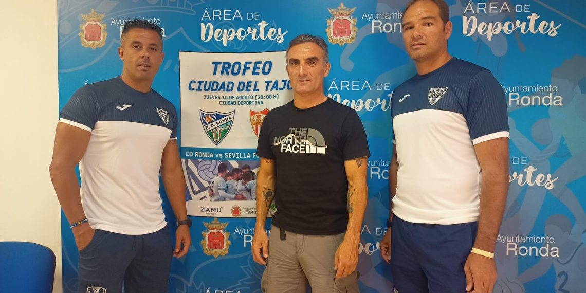 El Club Deportivo Ronda presenta el Trofeo ‘Ciudad del Tajo’ que lo enfrentará al Sevilla CF Juvenil DH  