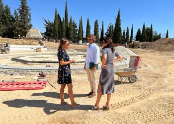 Las obras de la Plaza Tobalo se encuentran al 50 por ciento de su ejecución