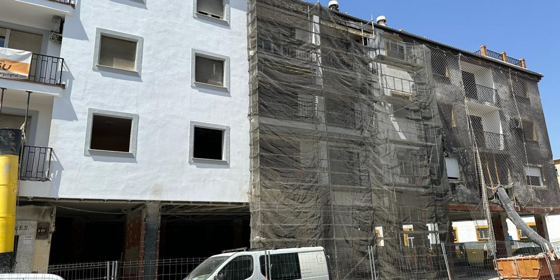 Se cumple un año del gran incendio en el edificio Pepita Flores