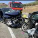 Rescatan a tres personas atrapadas en el interior de tres coches tras un nuevo accidente en la A-367