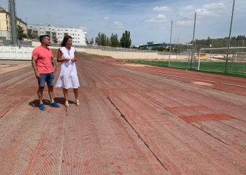 Arrancan las obras para renovar casi 2.500 metros cuadrados de las pistas de atletismo ubicadas en la Ciudad Deportiva