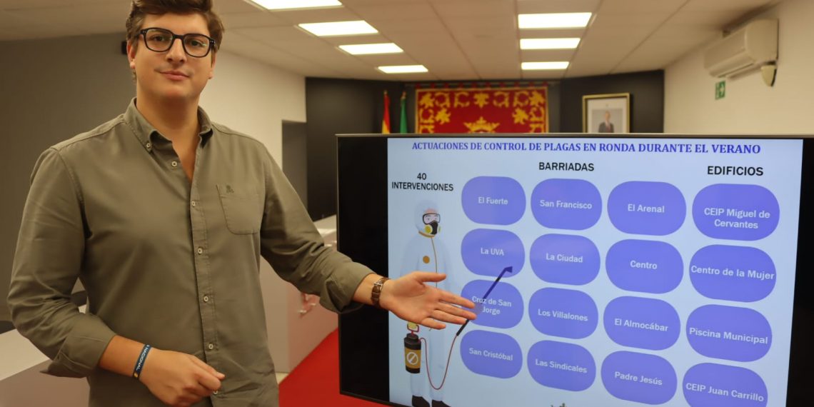 El Ayuntamiento de Ronda pone en marcha diversas acciones para evitar la presencia de plagas en calles e instalaciones públicas