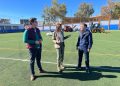 El Ayuntamiento destina 800.000 euros en mejoras en las instalaciones deportivas de El Fuerte donde se está cambiando ahora el césped artificial