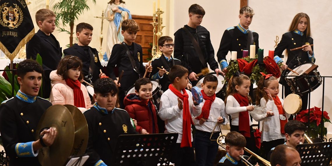 LA BANDA DE MÚSICA DE JUBRIQUE REALIZÓ SU CONCIERTO DE NAVIDAD