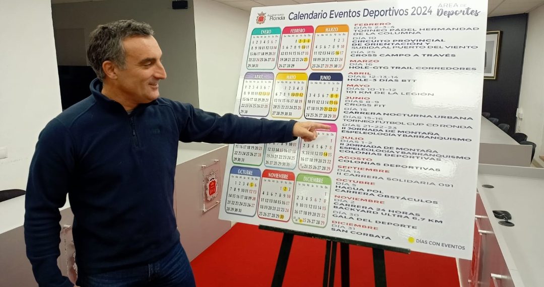 El calendario de eventos deportivos de 2024 del Ayuntamiento contará con una decena de pruebas