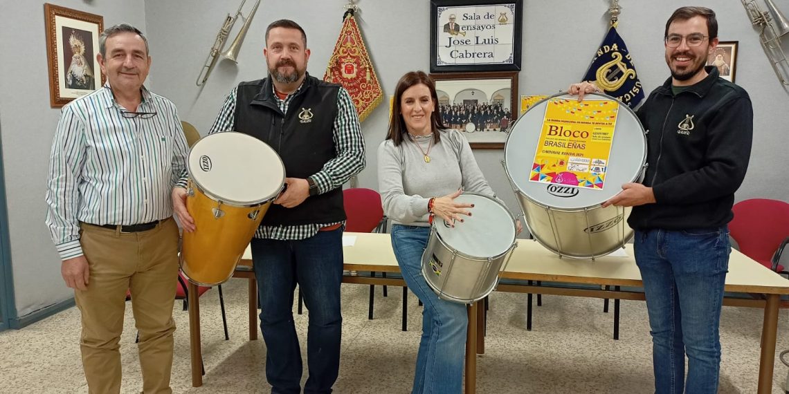 El Ayuntamiento y la Banda Municipal de Música ponen en marcha un taller gratuito de samba y percusiones brasileñas