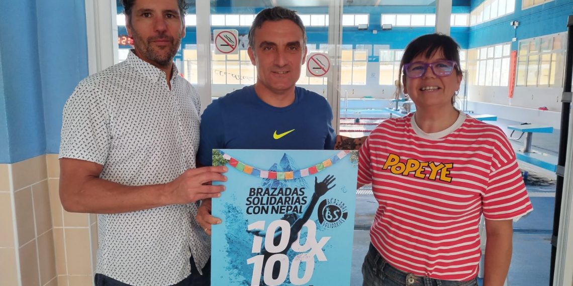 La delegación de Deportes vuelve a colaborar en la IV edición de las ‘brazadas solidarias’ que organiza la Fundación ‘Vicente Ferrer’
