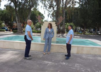 El Ayuntamiento realiza obras de mejora en las cubiertas de los patios 2 y 4 del cementerio de San Lorenzo, dañadas por los temporales de viento