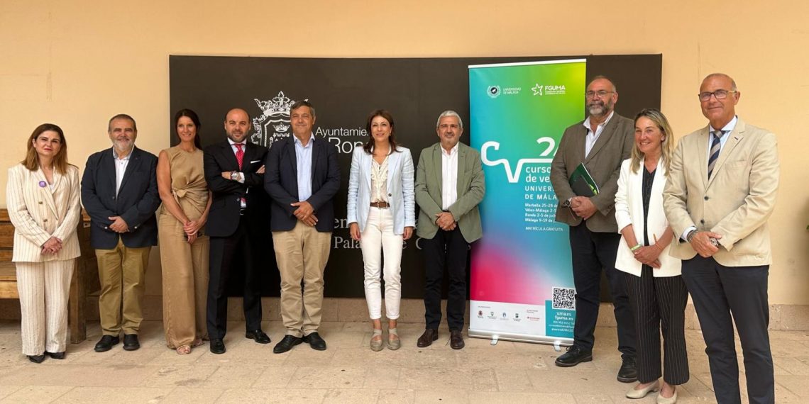 El Ayuntamiento y la FGUMA dan a conocer la programación de los Cursos de Verano 2024 previstos para Ronda