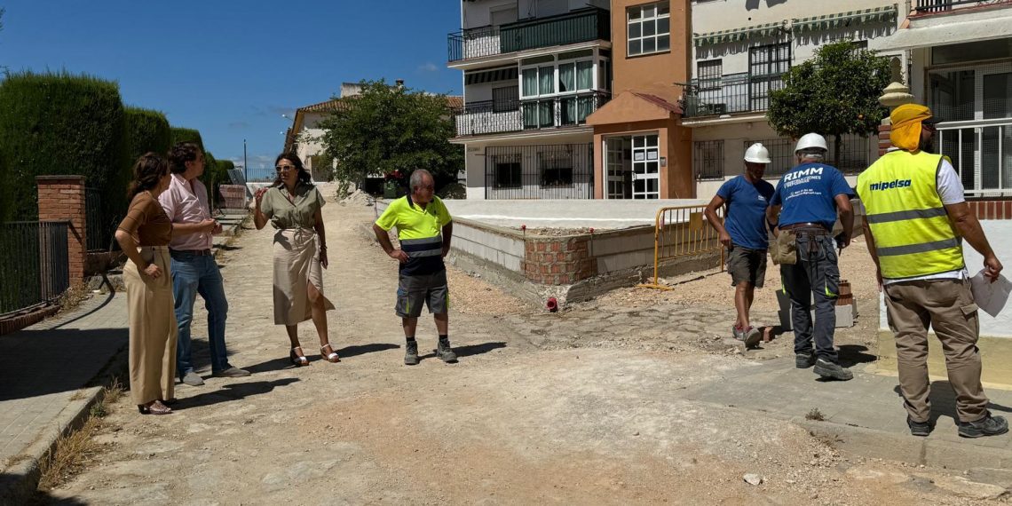 Las obras de remodelación integral de la barriada de Las Sindicales, ‘Los Jardines de Ronda’, ya superan el 30% de ejecución