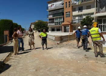 Las obras de remodelación integral de la barriada de Las Sindicales, ‘Los Jardines de Ronda’, ya superan el 30% de ejecución