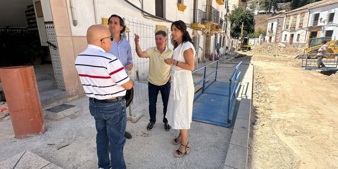 Las obras de remodelación integral de calle Real avanzan a buen ritmo