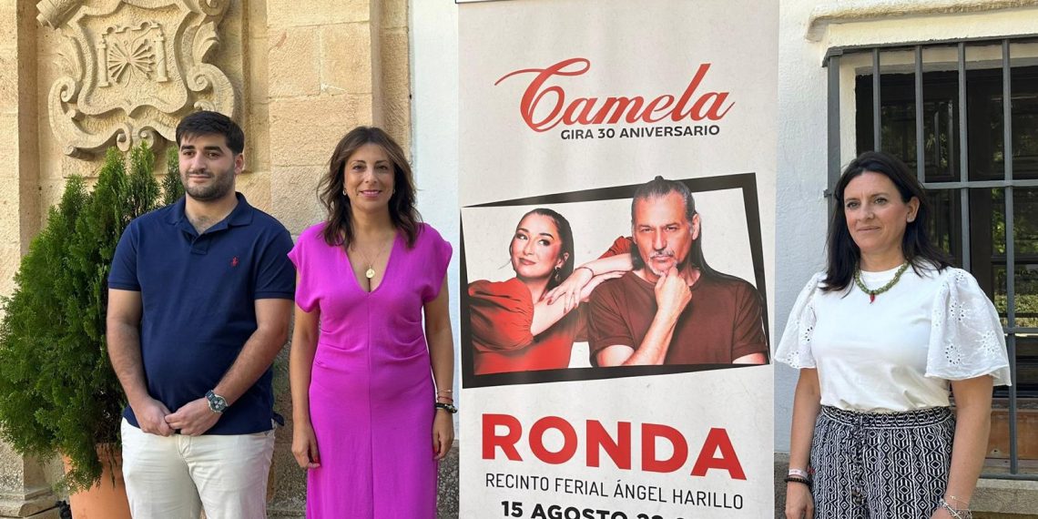 La gira 30 aniversario de Camela recala en Ronda dentro de las actividades previas a la Feria y Fiestas de Pedro Romero