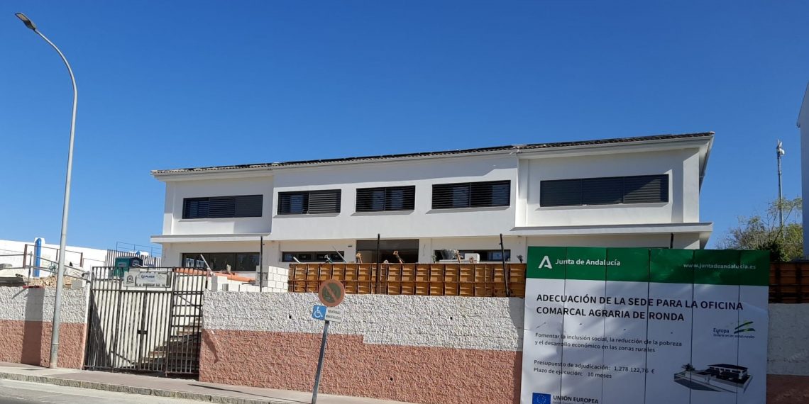 La obra de la nueva Oficina Comarcal Agraria de Ronda entra en su recta final