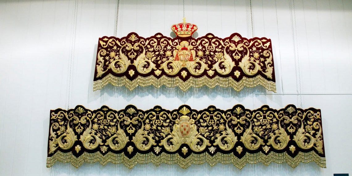 El palio de la Virgen de los Dolores estará en la exposición Sacrum 2024