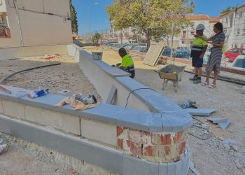 La remodelación de la primera fase de Las Sindicales, ejecutadas ya al 50%