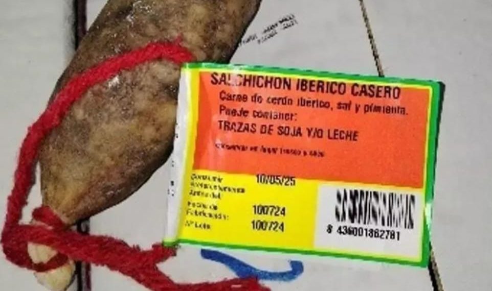 Retirado un lote de salchichón ibérico distribuido en Ronda y en otras localidades de Málaga, Cádiz y Sevilla