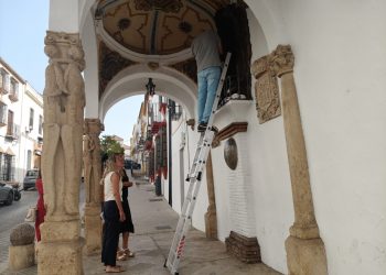 El Ayuntamiento restaura y pone en valor del histórico templete de la Virgen de los Dolores