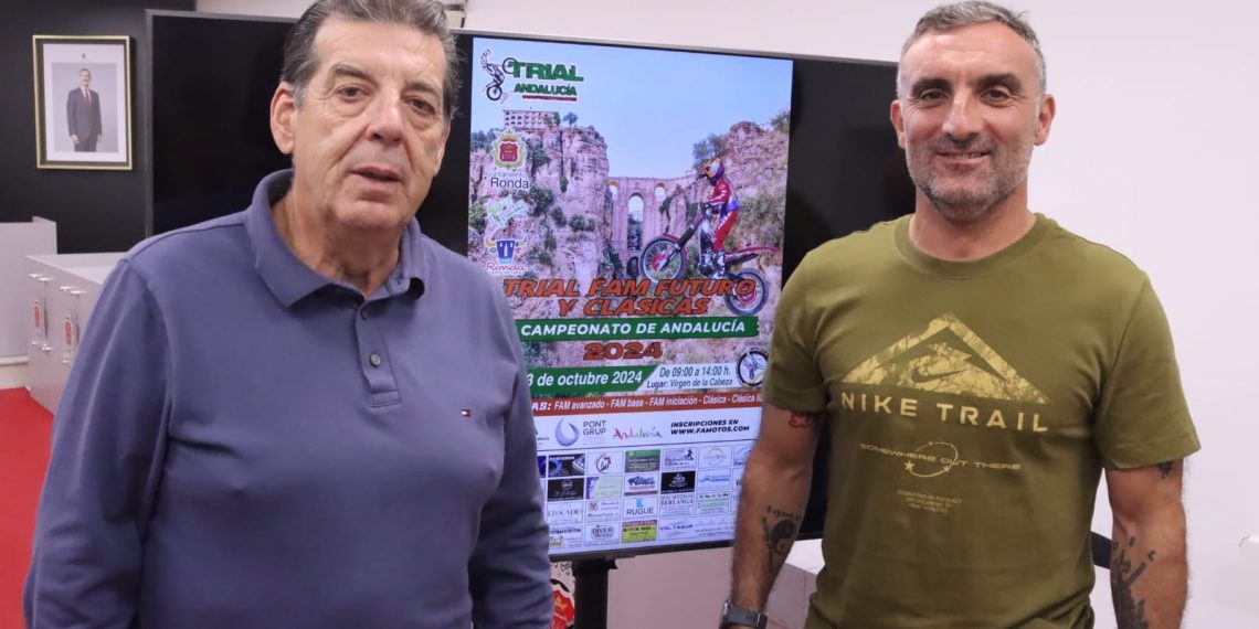El Motoclub Ronda retoma su actividad junto al Área de Deportes celebrando el Campeonato de Andalucía de Trial Fam Futuro y Clásicas