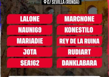 Ronda se prepara para ser este fin de semana para acoger una prueba de la Liga Nacional de Graffiti