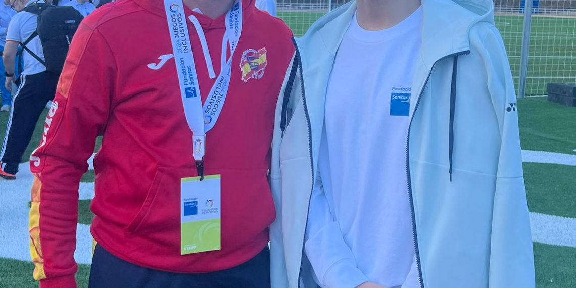 El entrenador rondeño Roberto Sánchez en los Segundos JuegosInclusivos, organizados por el Consejo Superior de Deportes, el Comité Olímpico Español, el Comité Paralímpico Español y la Fundación Sanitas