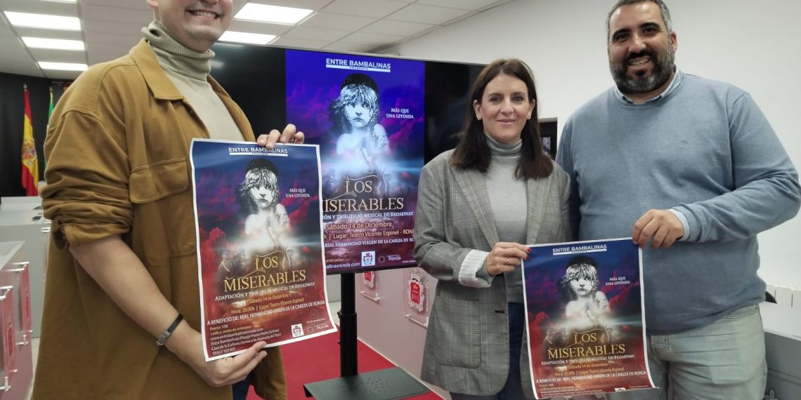 El tributo al musical ‘Los Miserables’ vuelve a Ronda con Entre Bambalinas y a beneficio de la Hermandad de la Virgen de la Cabeza