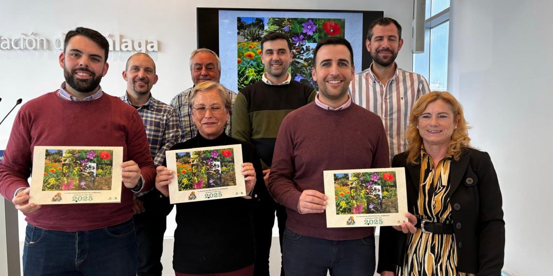 La Diputación apoya la labor de la Asociación Residencial Jubrique con la impresión de su calendario solidario