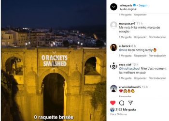 Ronda, presente en el homenaje a la trayectoria de Nadal que Nike ha proyectado en París