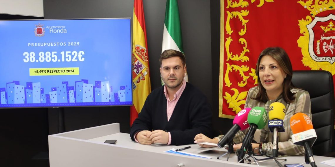 Los presupuestos de Ronda en 2025 recogen casi 20 millones de euros dedicados a inversiones