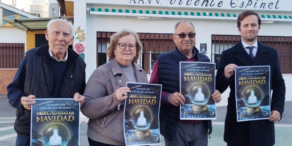 La asociación de vecinos ‘Vicente Espinel’ organiza un mercadillo navideño con numerosas actividades