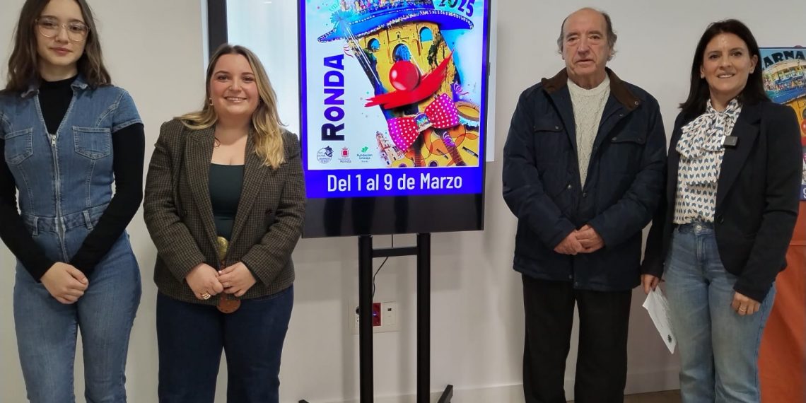 La delegación de Fiestas y la Asociación Cultural Carnavalesca presentan el programa de actividades del Carnaval de Ronda 2025
