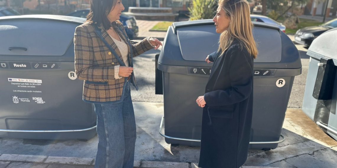 Ronda inicia un plan de renovación de contenedores de orgánico con la colocación de hasta 60 nuevos en distintas barriadas