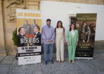 Vanesa Martín y Los Morancos actuarán en Ronda el 14 y 15 de agosto gracias a la colaboración entre el Ayuntamiento y el Grupo Mundo