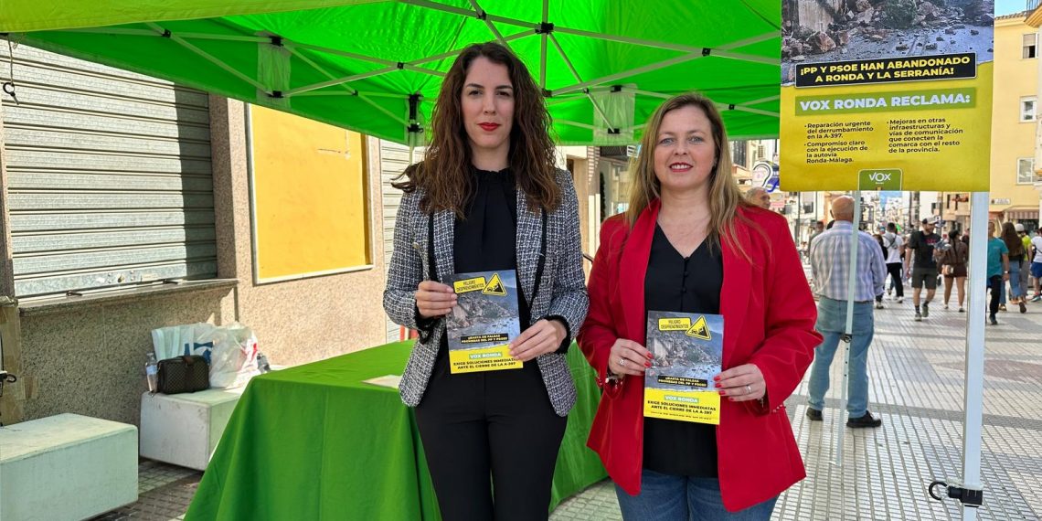 VOX pide a la Junta que acelere el arreglo de la carretera Ronda-San Pedro