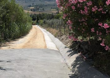Finaliza la primera fase de arreglo de los daños en el camino ‘Churripa’ del Llano de la Cruz, causados por la DANA de 2024 y las lluvias de la pasada primavera