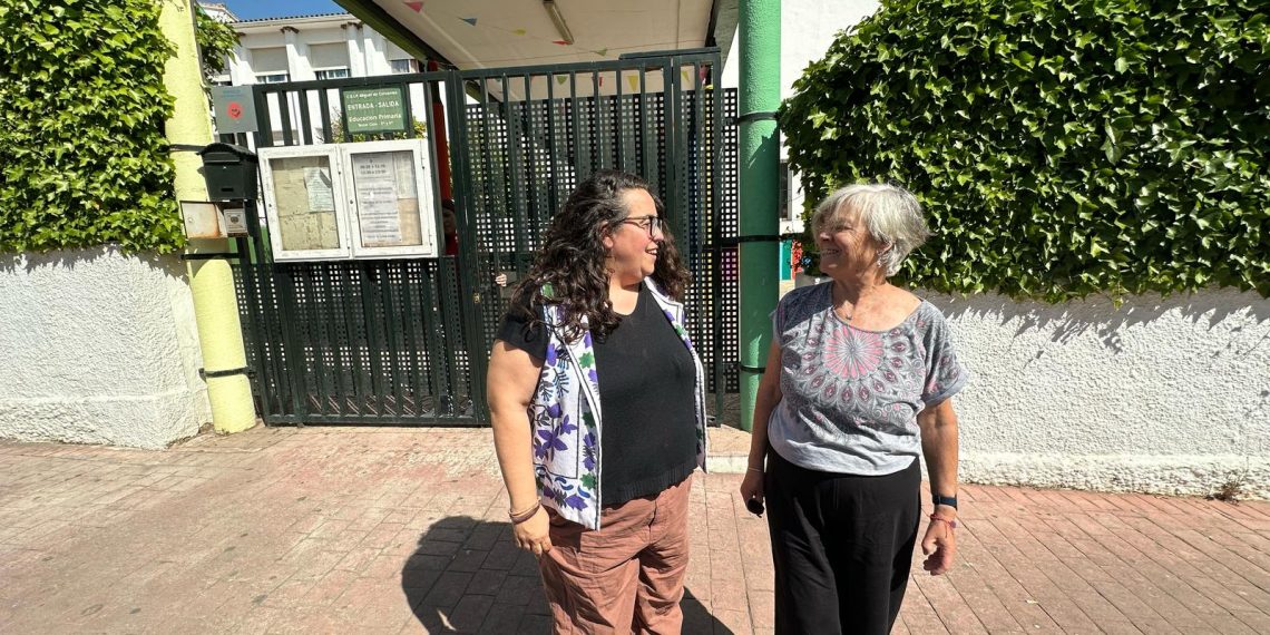 Con Ronda pedirá al Ayuntamiento que coloque toldos contra el calor en el patio del colegio ‘Miguel de Cervantes’