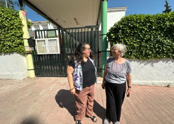 Con Ronda pedirá al Ayuntamiento que coloque toldos contra el calor en el patio del colegio ‘Miguel de Cervantes’