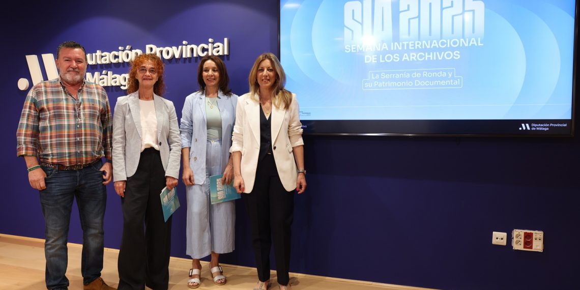 La Diputación celebra la Semana Internacional de los Archivos 2025 con una exposición dedicada al patrimonio documental de la Serranía de Ronda