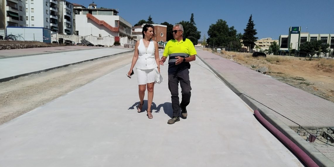 La segunda fase de los trabajos de urbanización de la UE-30 alcanzan el 50% de ejecución