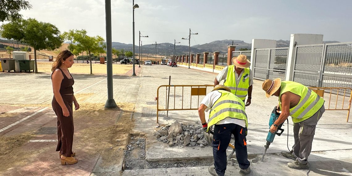 El Ayuntamiento inicia una serie de actuaciones para poner en valor el recinto ferial ‘Ángel Harillo’ de cara a la próxima feria de Pedro Romero