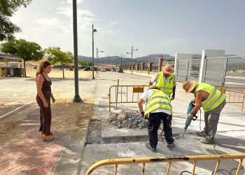 El Ayuntamiento inicia una serie de actuaciones para poner en valor el recinto ferial ‘Ángel Harillo’ de cara a la próxima feria de Pedro Romero