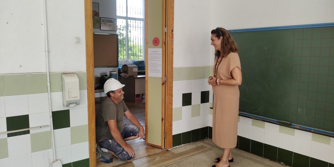 El Ayuntamiento continúa con las obras de mejora en diferentes colegios aprovechando los meses de verano