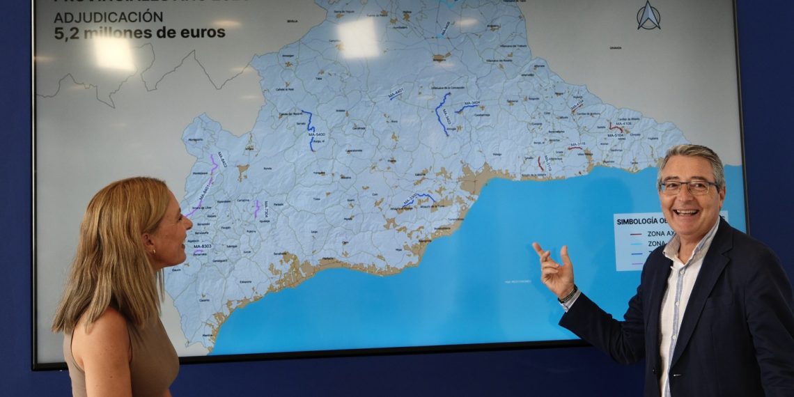 La Diputación adjudica por 5,2 millones de euros un nuevo plan de asfaltado para mejorar 63 kilómetros de la red viaria provincial