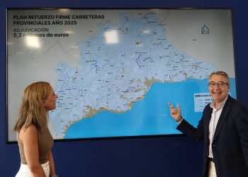 La Diputación adjudica por 5,2 millones de euros un nuevo plan de asfaltado para mejorar 63 kilómetros de la red viaria provincial
