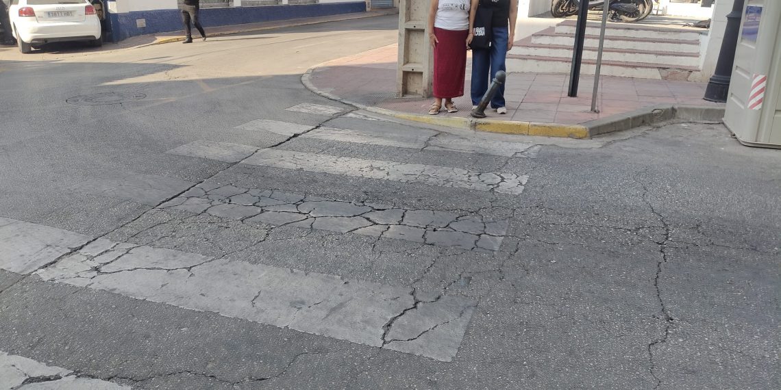 Con Ronda pide que se haga un repintado de los pasos de peatones de la ciudad