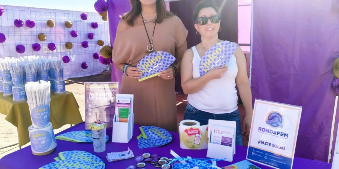 La delegación de Igualdad y Rondafem instalarán el ‘Punto Violeta’ de información y asesoramiento contra agresiones machistas en el recinto ferial