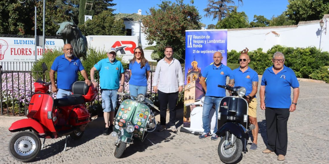 Más de 200 Vespas y Lambrettas se concentrarán en Ronda el próximo 21 de septiembre